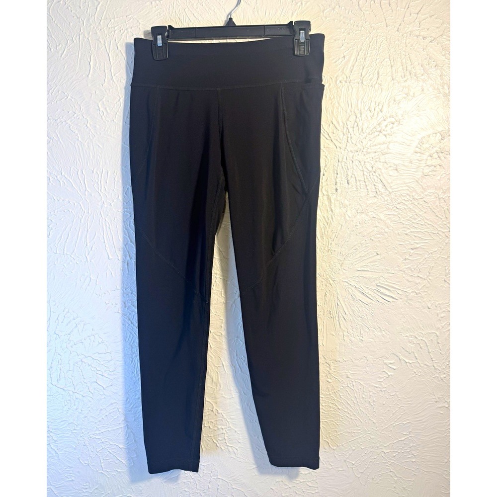 Sweaty Betty The Power Black High Rise Ankle Leggings Size S 24in Zip Pocket